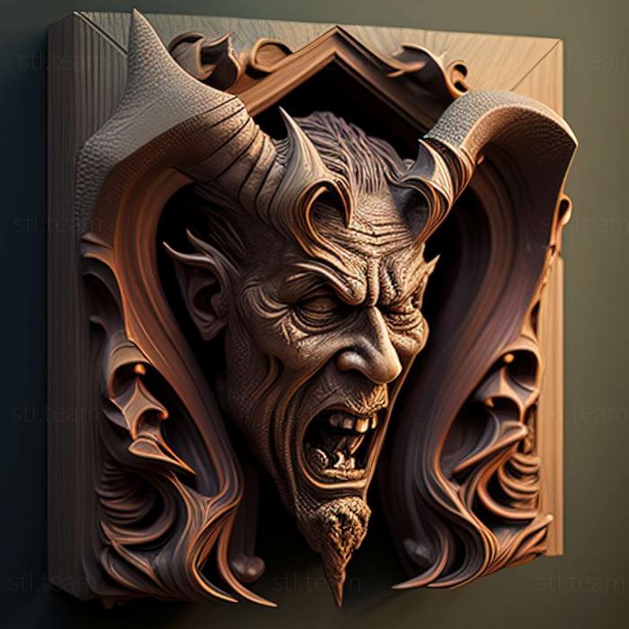 3D model Devil Inside game (STL)